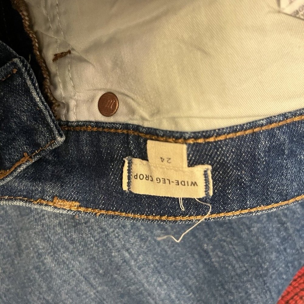 Madewell Wide Leg Crop in Finney Wash - Picture 11 of 15